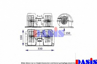 AKS DASIS 740491n -  Вентилятор салона